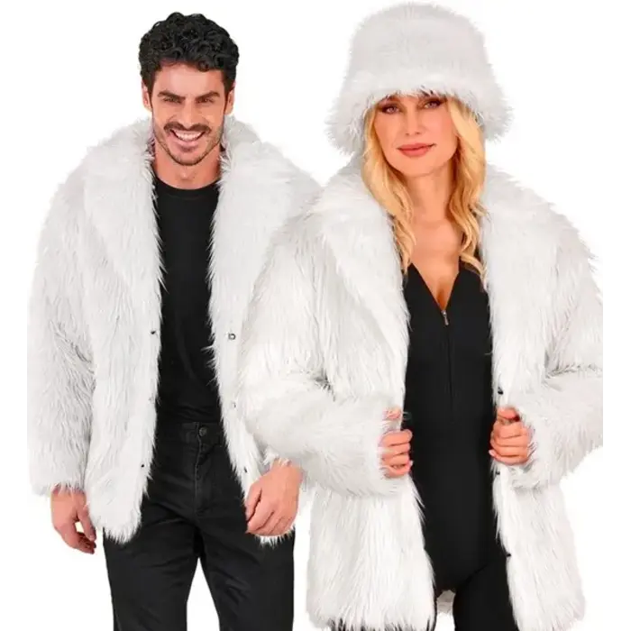 Fluffy Bontjas / Wit