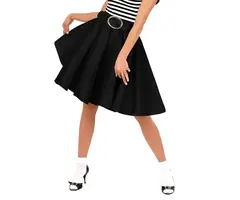 Rock 'N Roll Rok Zwart / + Riem