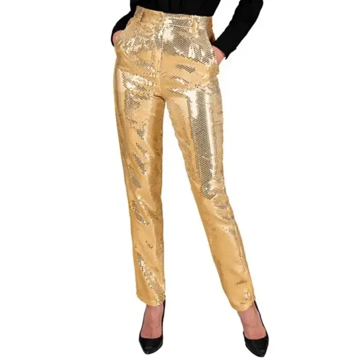 Sequin Chique Broek Goud / Dames