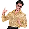 Party Shirt Sequin / Goud