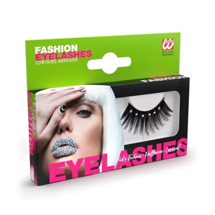 Wimpers Zwart Met Blinkers