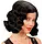 Roaring 20's Pruik / Zwart