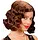 Roaring 20's Pruik / Bruin