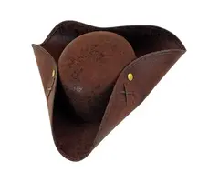 Lederen Piratenhoed / Bruin
