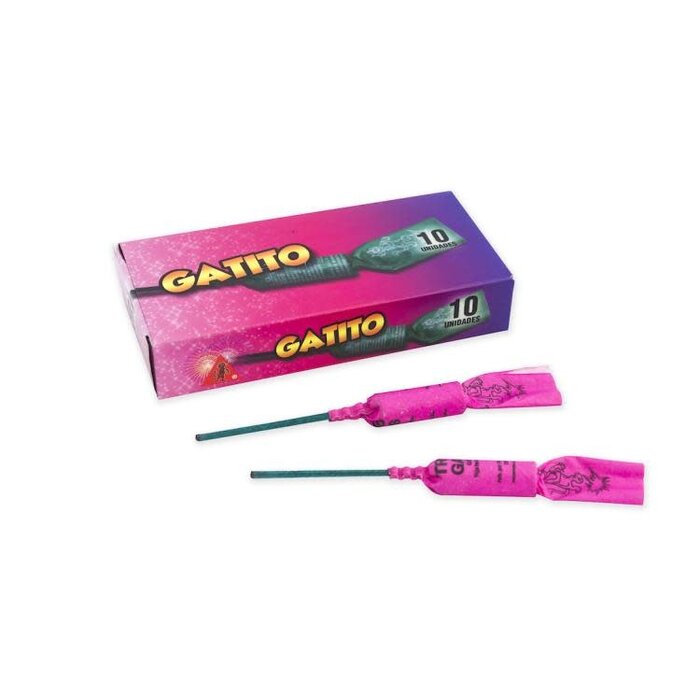 Super Gatito XL Knalbommetje / 10 Stuks