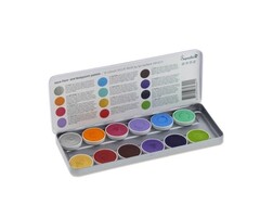 Aqua Face & Bodypaint Pallet / 12 Kleuren
