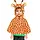 Plush Giraf Poncho / 1-2 Jaar
