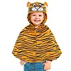 Plush Tijger Poncho / 1-2 Jaar