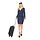 Airlines Stewardess Blauw / Dameskostuum