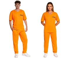 Oranje Prisoner / Unisex Kostuum