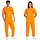 Oranje Prisoner / Unisex Kostuum
