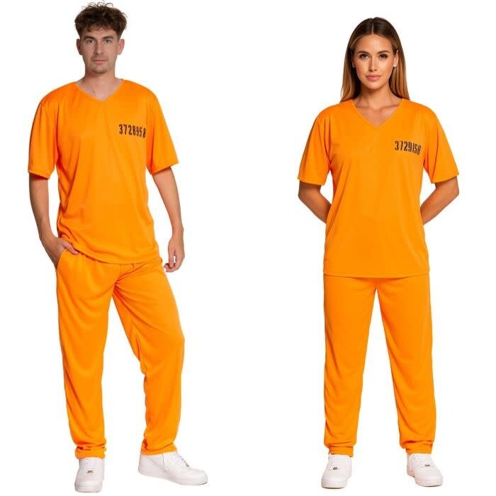 Oranje Prisoner / Unisex Kostuum