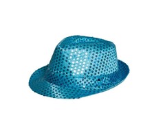 Spangles Paillet Hoedje / Turquoise