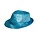 Spangles Paillet Hoedje / Turquoise