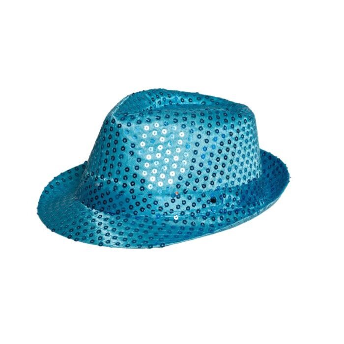 Spangles Paillet Hoedje / Turquoise