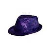 Spangles Paillet Hoedje / Paars