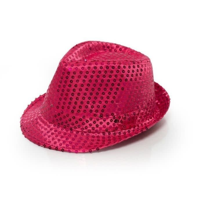 Spangles Paillet Hoedje / Roze