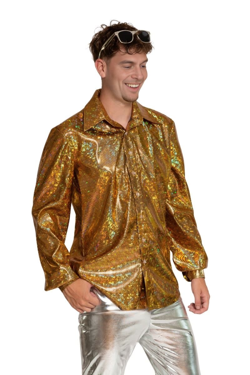 Shiny Disco Shirt / Goud