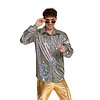 Shiny Disco Shirt / Zilver