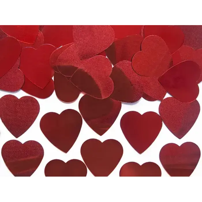 Confetti hartjes 25mm / 10 Gram