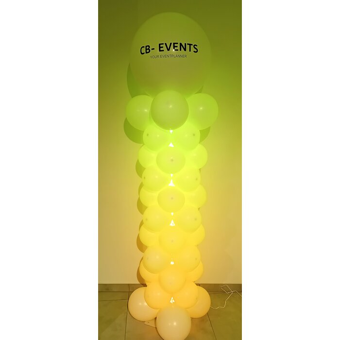 Ballonpiloon Ledverlichting + Bedrukking