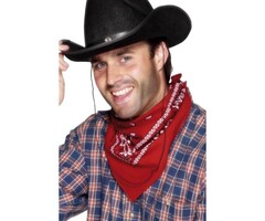 Zakdoek Cowboy Rood