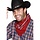 Zakdoek Cowboy Rood