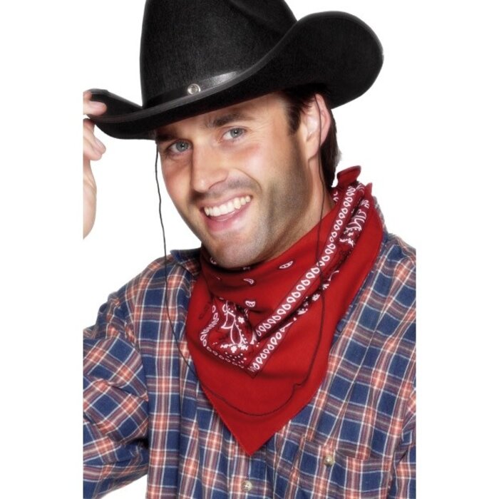 Zakdoek Cowboy Rood
