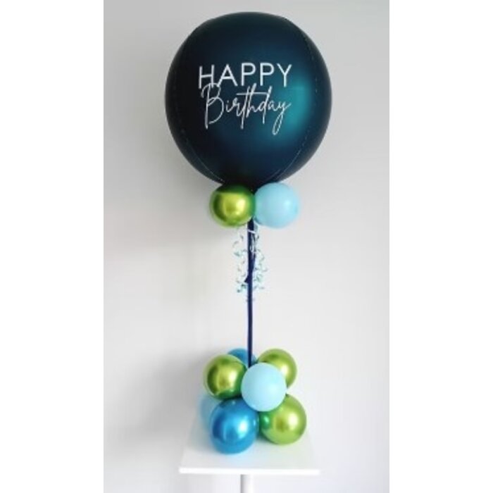 Tafelballon Orbz met Bedrukking