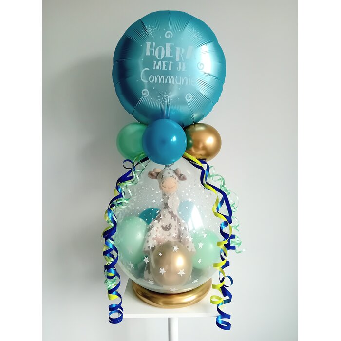 Geschenk Stufferballon voor knuffel