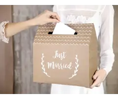 Enveloppendoos Huwelijk Karton / 30cm x 30cm x 16.5cm