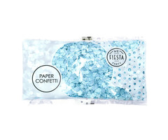 Confetti Papier 100 Gram  / Baby Blauw