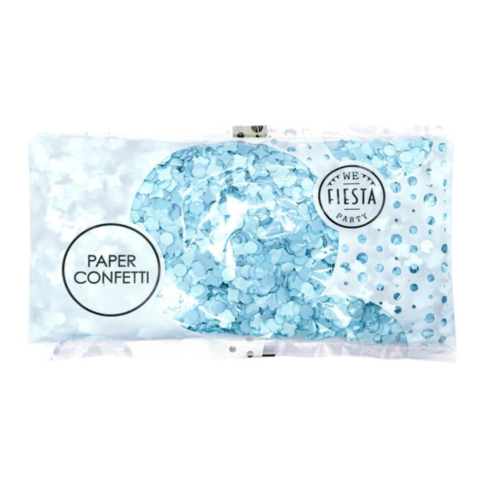 Confetti Papier 100 Gram  / Baby Blauw