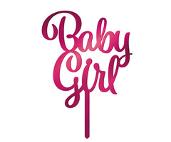 Taarttopper Baby Girl / Roze