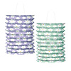 Papieren Lantaarns Pastel Madeliefjes / 2 Stuks