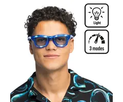 Led Partybril Blink / Blauw