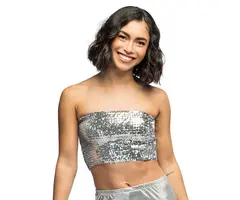 Top Sparkle Zilver / M-L