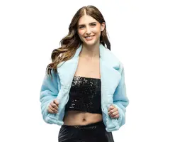 Jasje Fluffy Rave M-L  / Lichtblauw