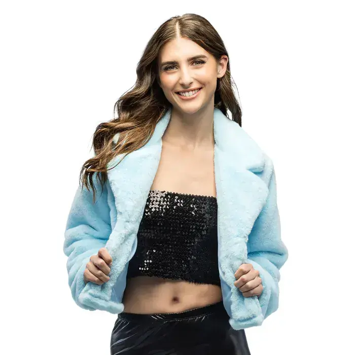 Jasje Fluffy Rave M-L  / Lichtblauw