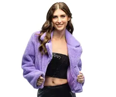 Jasje Fluffy Rave M-L  / Lila