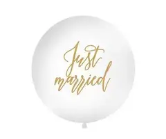 Just Married XL Ballon / 90cm Latex