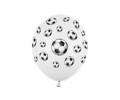 Latex Ballonnen Voetbal 30cm / 6 Stuks