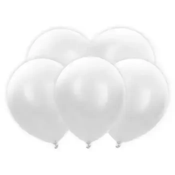 Ballonnen Wit Led 30cm / 5 Stuks