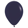 12x Latex Ballonnen -30cm / Navy Blue