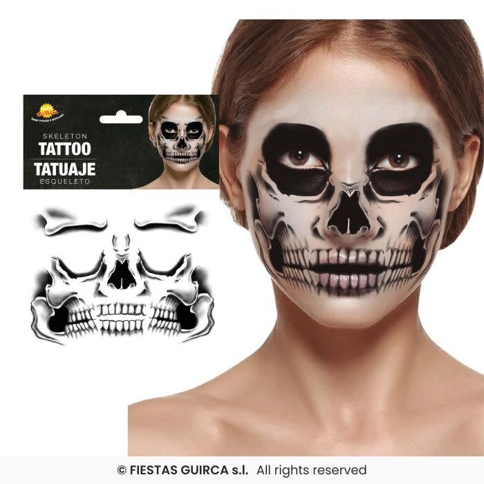 Face Tattoo / Skelet