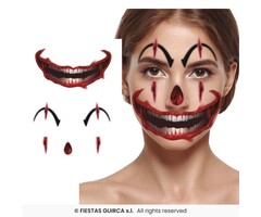 Face Tattoo / Scary Clown