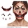 Face Tattoo / Scary Clown