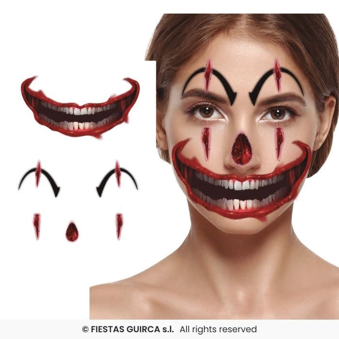 Face Tattoo / Scary Clown