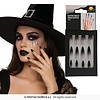 12 Stuks Kunstnagels / Grijs & Zwart