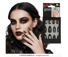 12 Stuks Kunstnagels / Vampier
